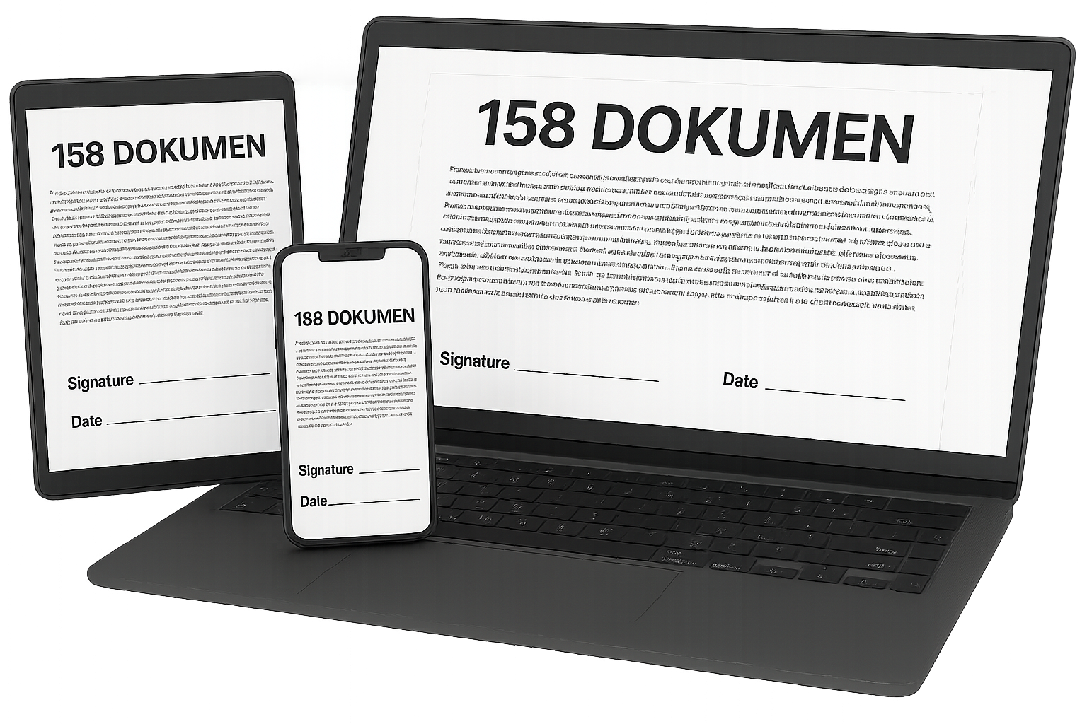 Mockup Dokumen Digital